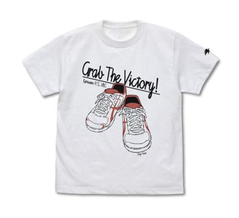 ハイキュー!! TO THE TOP 日向翔陽シューズ Tシャツ Lサイズ WHITE